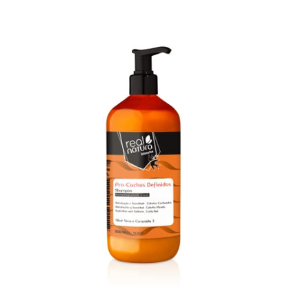 REAL NATURA - Kit Pro-Cachos Definidos - Shampoo + Condicionador + Óleo
