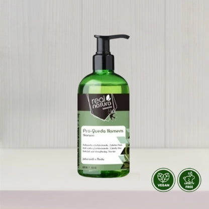REAL NATURA - Champú Anticaída para Hombre 300 ml
