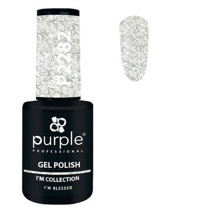 PURPLE - Verniz Gel Glitter 10ml I´M BLESSED - P2282