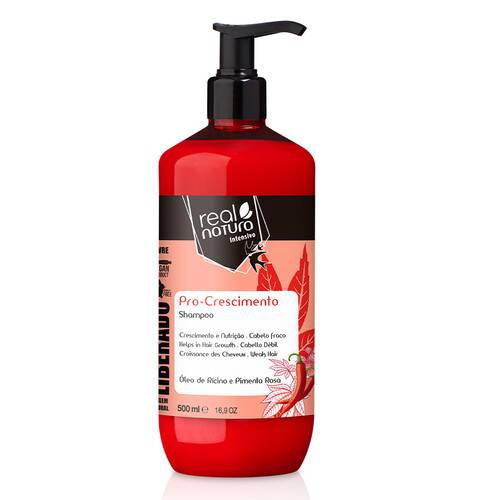 REAL NATURA - Pro-Crescimento - Shampoo Sem Sal 500ml