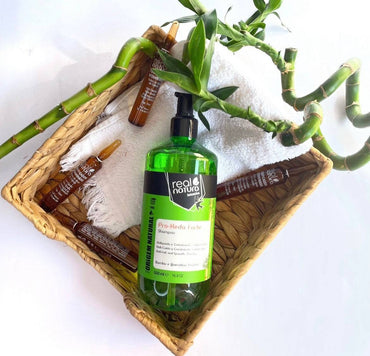 REAL NATURA - Kit Pro-KEDA - Shampoo 500ml + Ampolas 6*15ml