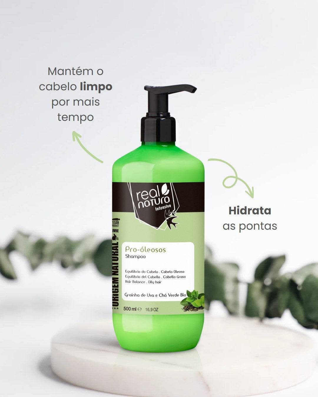 REAL NATURA - Pro-Oleosos - Shampoo Sem Sal 500ml