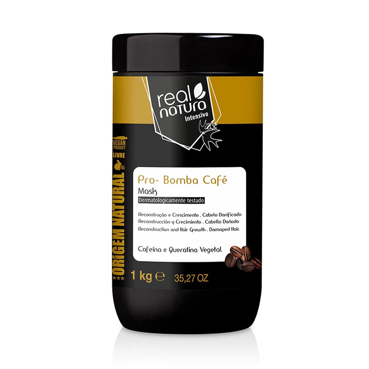 REAL NATURA - Pro-Reparação Bomba Café - Máscara Sem Sal 1000gr