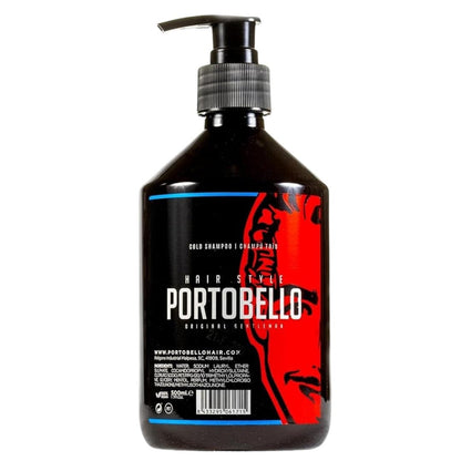 PORTOBELLO – Shampoo Cold (Anti Queda, Caspa e Oleosidade) VEGAN 500ml