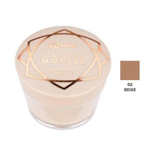 QUIZ – Foundation Silk Touch Mousse Adapting Mate 30ml VEGAN 02