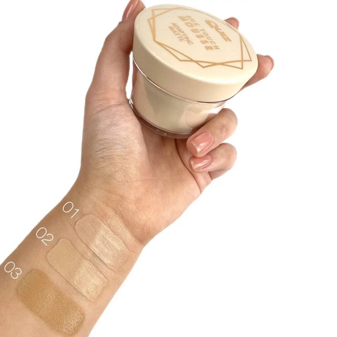 QUIZ – Foundation Silk Touch Mousse Adapting Mate 30ml VEGAN