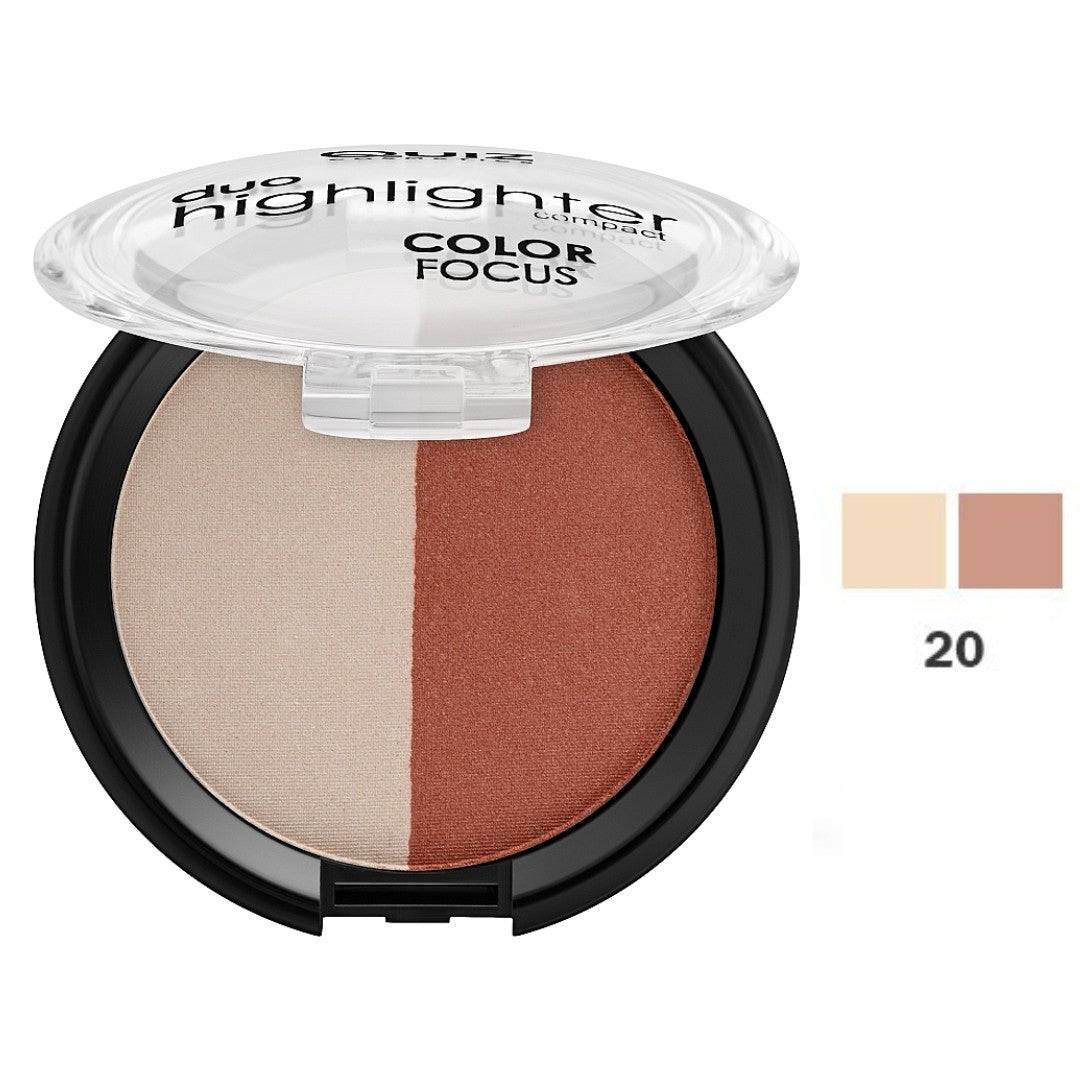 QUIZ – Color Focus Duo Highlighter & Blush 2 em 1 Nº50 12g 20