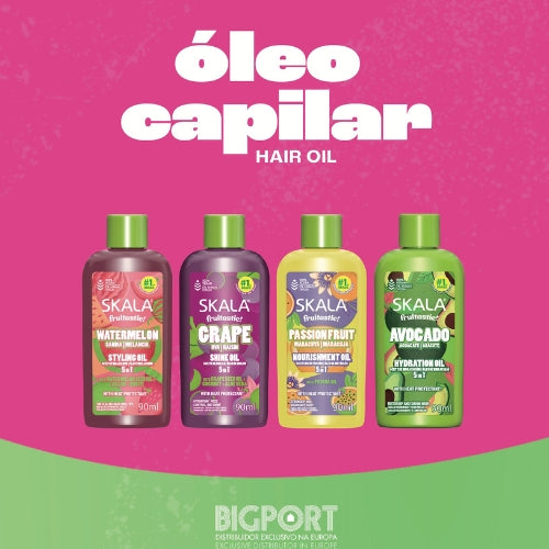 SKALA - KIT MARACUJÁ - Gelatina 550g + Óleo 90ml