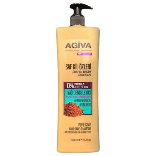 AGIVA - Shampoo Oleosos Pure Clay 1000ml