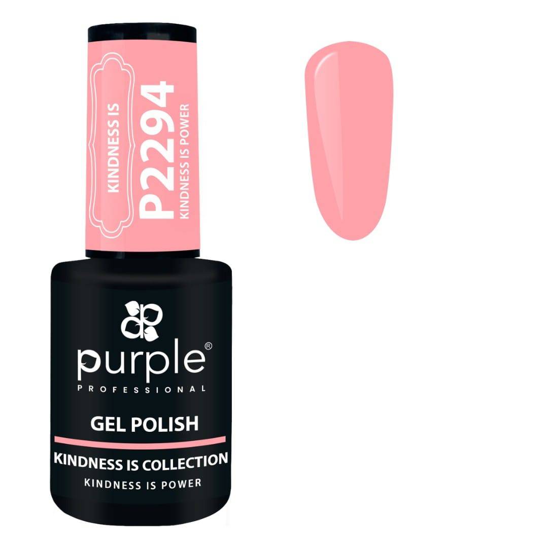 PURPLE - Verniz Gel Rosas 10ml Kindness Is Power - P2294