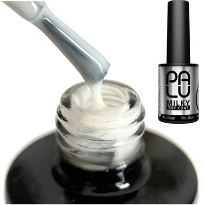 PALU – Top Coat Milky White Sem Goma (No Wipe) 11ml