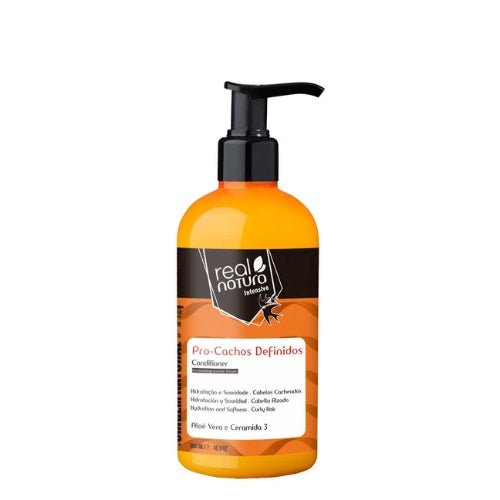 REAL NATURA - Kit Pro-Cachos Definidos - Shampoo + Condicionador + Óleo