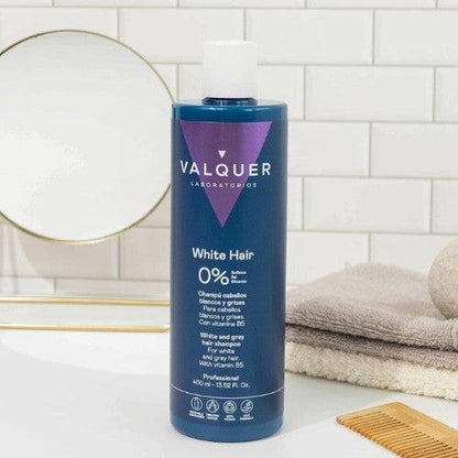 VALQUER – Shampoo 0% Cabelos Brancos e Cinza 400ml