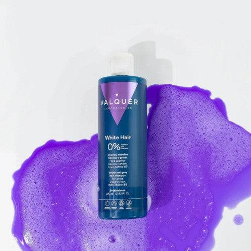 VALQUER – Shampoo 0% Cabelos Brancos e Cinza 400ml