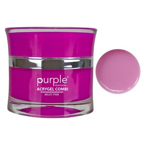 PURPLE - Combi Acrygel Milky Pink 50gr - P1622