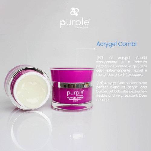 PURPLE - Combi Acrygel Milky Pink 50gr - P1622