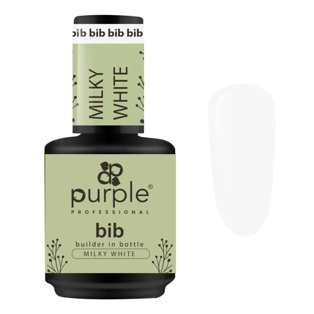 PURPLE - BIB Builder In Bottle 15ml Milky White