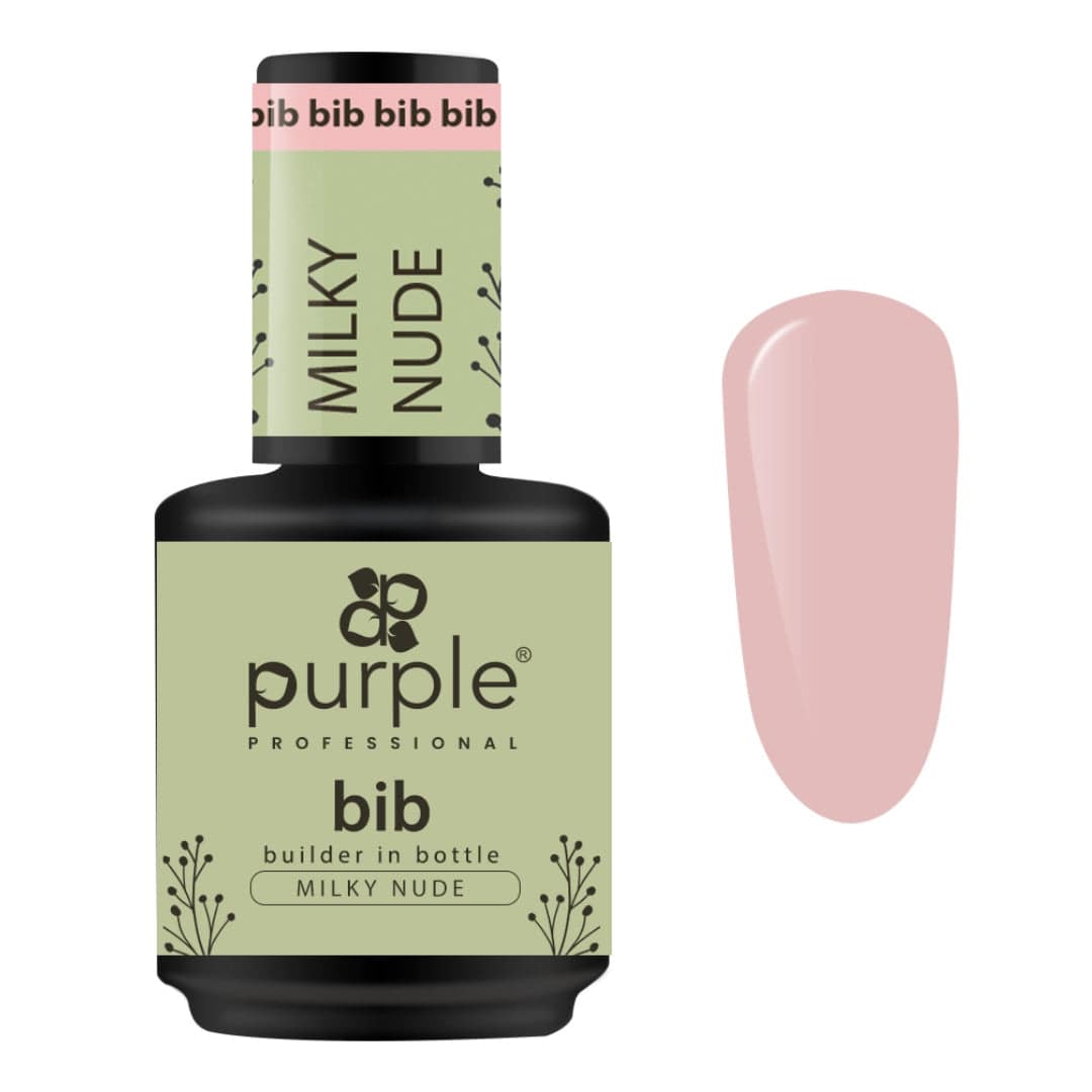 PURPLE - BIB Builder In Bottle 15ml Milky Nude