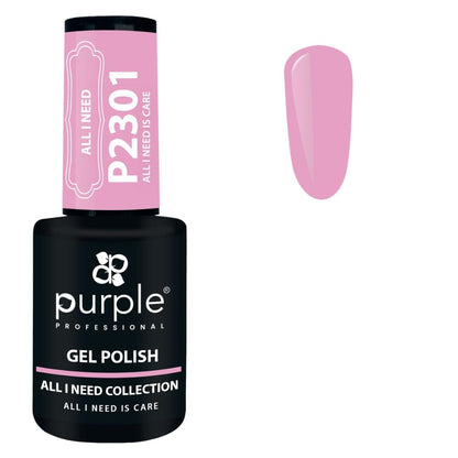 PURPLE - Verniz Gel Rosas 10ml All You Need is Care - P2301