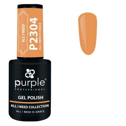 PURPLE - Verniz Gel Laranjas 10ml All You Need is Grace P2304