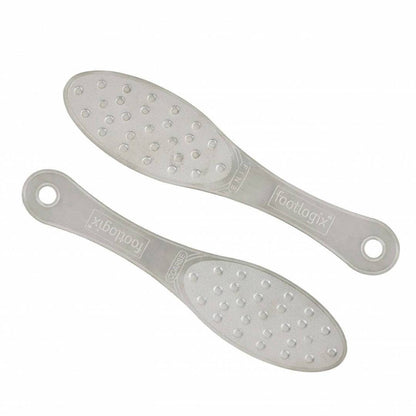 FOOTLOGIX – Lima Pés Profissional Dupla Inox Grossa/Fina