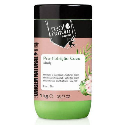 REAL NATURA - Kit Nutrição Coco - Shampoo + Máscara