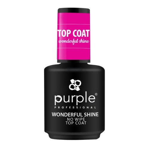 PURPLE - Wonderful Shine Top Coat Sem Goma 15ml - P1546