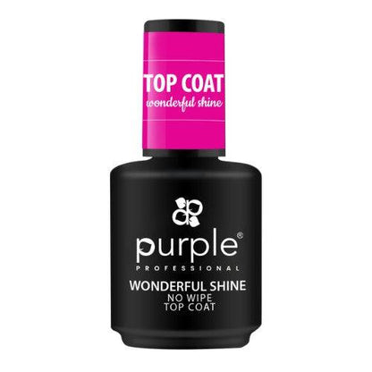 PURPLE - Wonderful Shine Top Coat Sem Goma 15ml - P1546