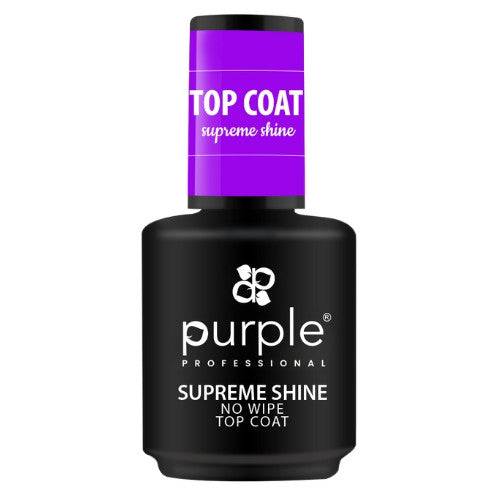 PURPLE - Supreme Shine Top Coat Sem Goma 15ml - P219