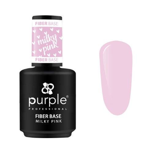 PURPLE - Fiber Base 15ml Milky Pink - P1603