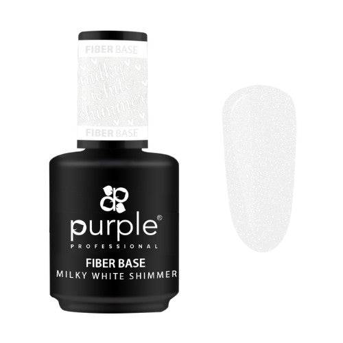 PURPLE - Fiber Base 15ml Milky White Shimmer - P1604