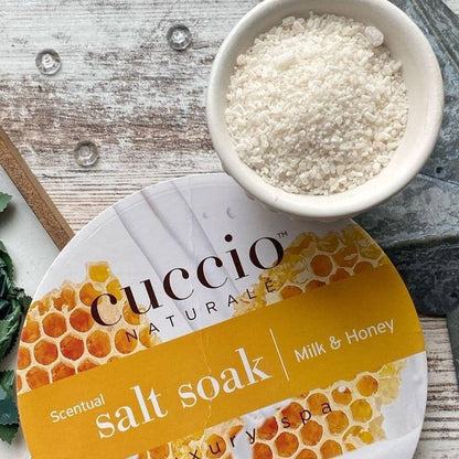 CUCCIO - Sal Aromático Imersão Pedicure Salt Soak Milk & Honey 822gr (3267)