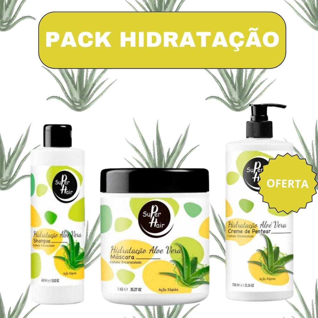 SUPER HAIR - PACK Hidratação Aloe Vera