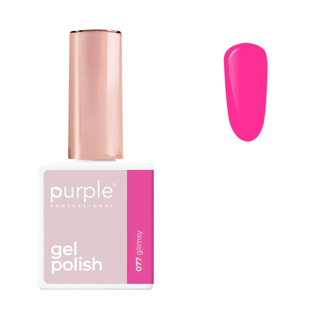PURPLE - Rose Gel Nail Polish 10ml (New Pack)