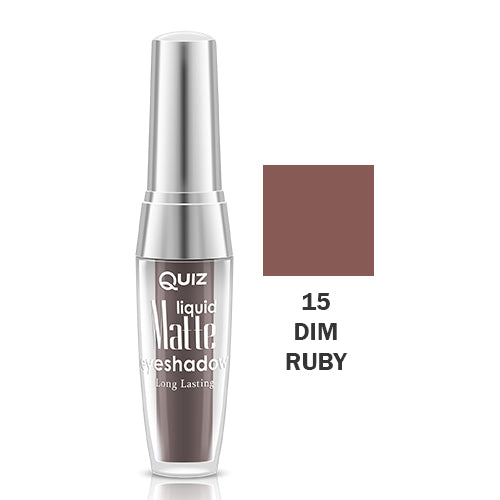 QUIZ – Sombra de Olhos Líquida Mate Nº15 Dim Ruby 2,5g