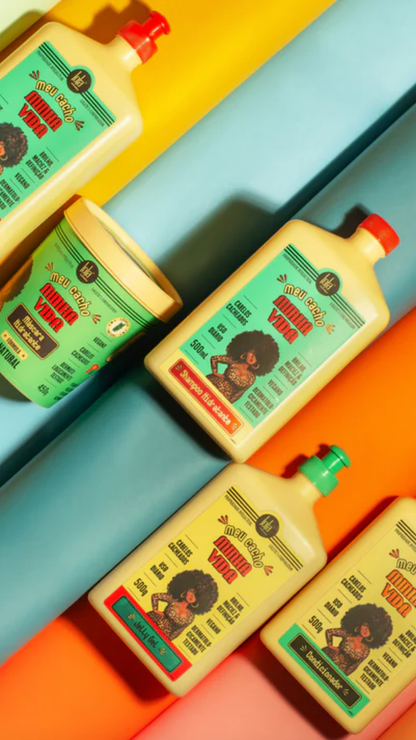 LOLA - KIT Meu Cacho Minha Vida - Creme de Pentear 500ml + Condicionador 500ml + Máscara 450gr