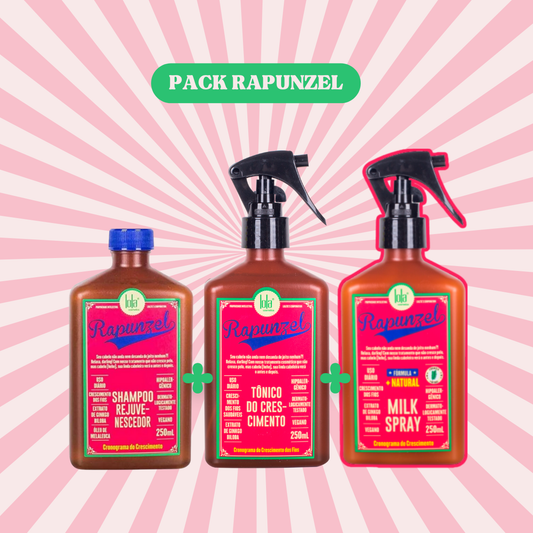 LOLA - Kit Rapunzel - Shampoo + Tónico C/ OFERTA Milk Spray