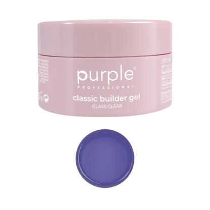 PURPLE - Gel de Construção Classic 100gr Glass Clear - P2717