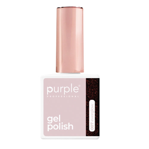 PURPLE - Verniz Gel Glitter 10ml EVERGLOW 007