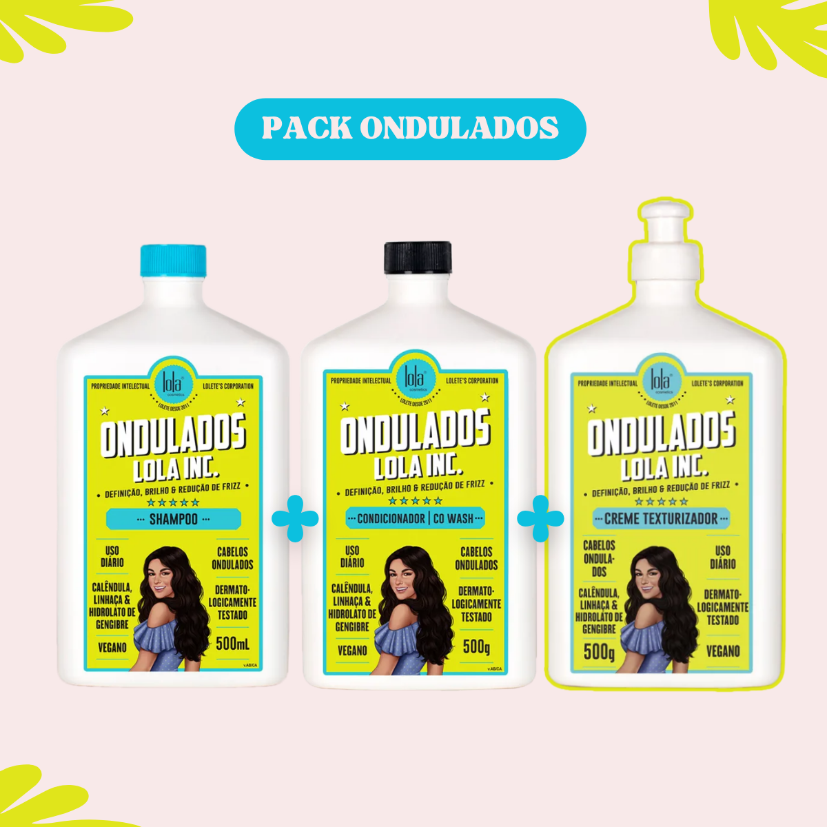 LOLA - Kit Ondulados c/ OFERTA Creme Texturizador
