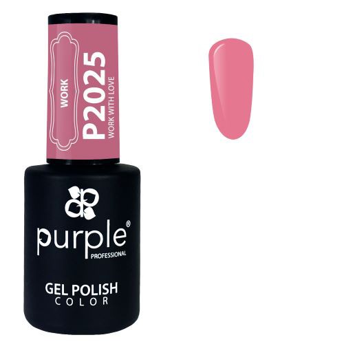 PURPLE - Verniz Gel Rosas 10ml Work With Love - P2025