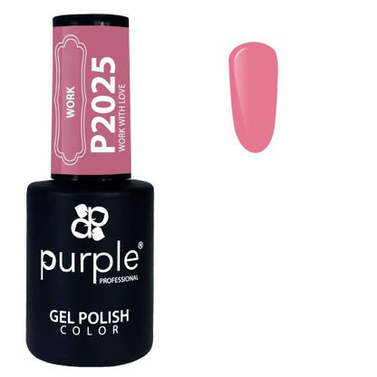 PURPLE - Verniz Gel Rosas 10ml Work With Love - P2025