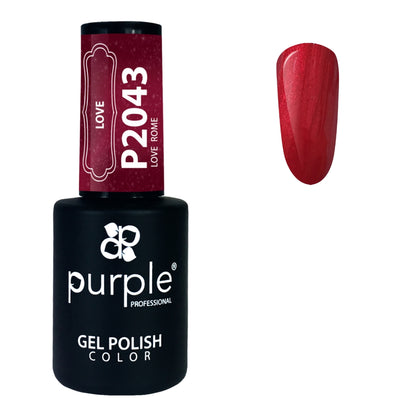 PURPLE - Verniz Gel Vermelhos 10ml Love Rome - P2043