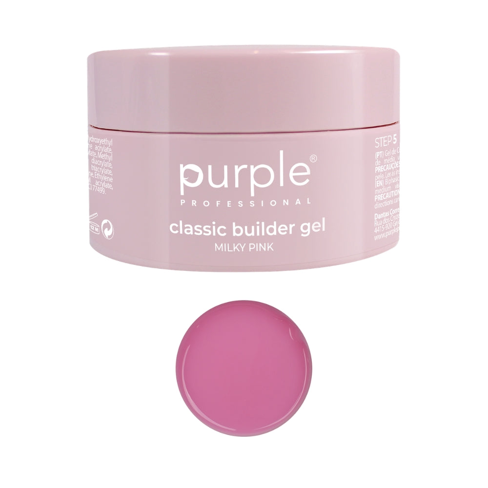 PURPLE - Gel de Construção Classic 100gr Milky Pink - P2728