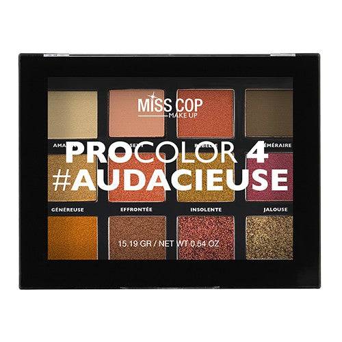 MISS COP - Paleta Maquilhagem PROCOLOR AUDACIEUSE, 12 tons