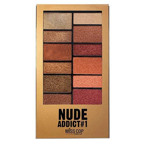 MISS COP - Paleta Maquilhagem NUDE ADDICT #1, 16 tons (COFMC4300)