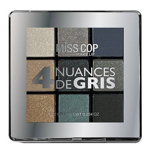 MISS COP - Paleta Maquilhagem NUANCES de GRIS, 9 tons