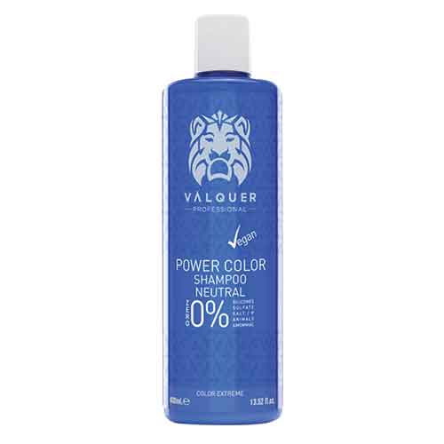 VALQUER - Shampoo 0% Power Color Vegan 400ml NEUTRO