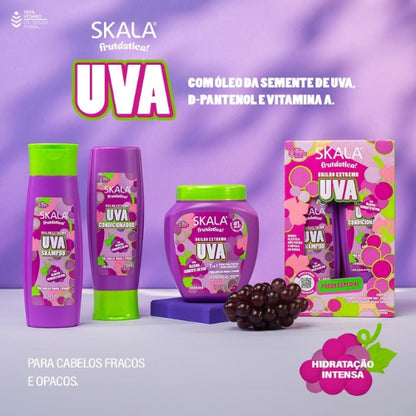 SKALA - KIT Uva - Shampoo 325ml + Creme de Tratamento 1000g
