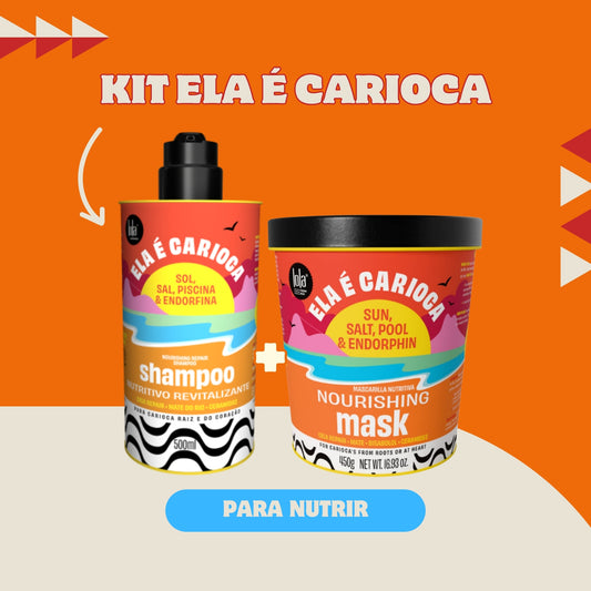 LOLA - Kit Ela É Carioca - Shampoo 500ml + Máscara 450gr